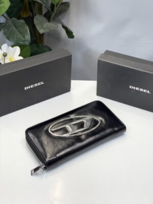 DIESEL WALLET FOR WOMEN WITH BOX (BLACK)