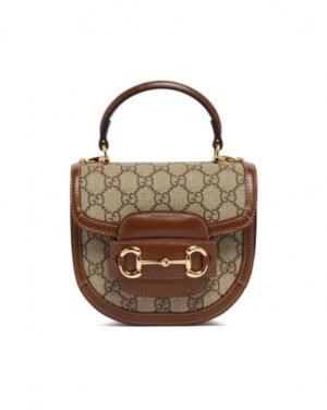 GUCCI PADLOCK SHOULDER BAG (BROWN) WITH OG BOX