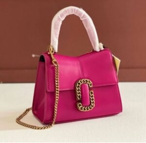 MARC JACOBS THE ST. MARC TOP HANDLE BAG WITH OG BOX (PINK)