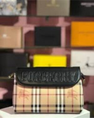 BURBERRY HANDBAGS ( BLACK )