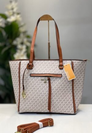 MICHAEL KORS TOTE BAG ( WHITE )