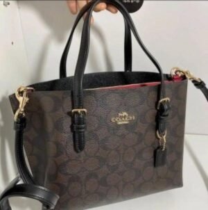 COACH_MOLLIE TOTE 25 IN SIGNATURE CANVAS WOMENS CROSSBODY BAG WIH DUST COVER