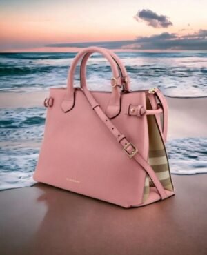 BURBERRY_BANNER HAND BAG PREMIUM QUALITY WITH DUST COVER